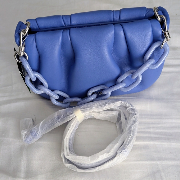 NWT Kate Spade Blue Souffle Crossbody - Picture 5 of 6